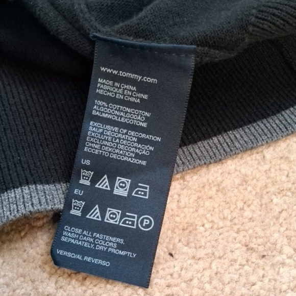 Tommy Hilfiger Black and Gray Women's Cardigan - Picture 6 of 8